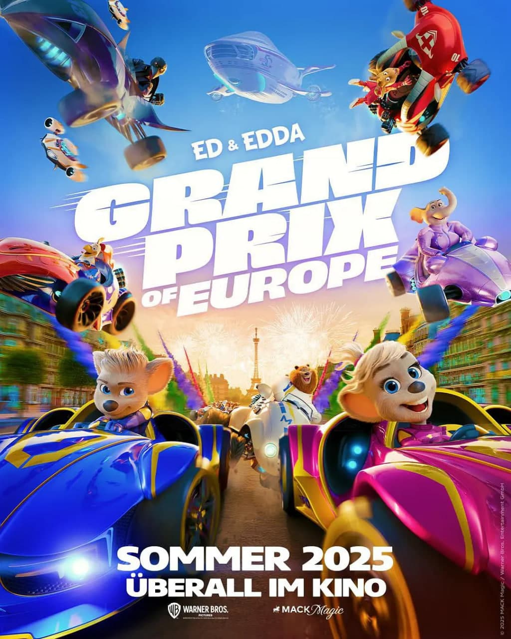 赛车大比拼海报