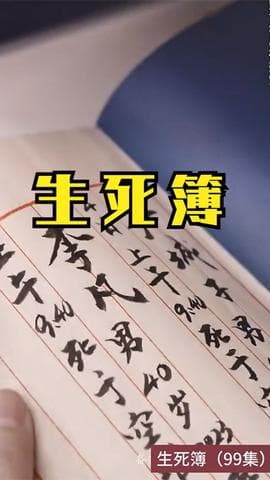 生死簿海报