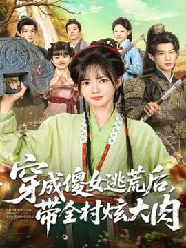 穿成傻女逃荒后，带全村炫大肉海报