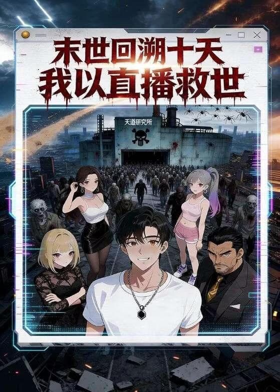 末世回溯十天，我以直播救世海报
