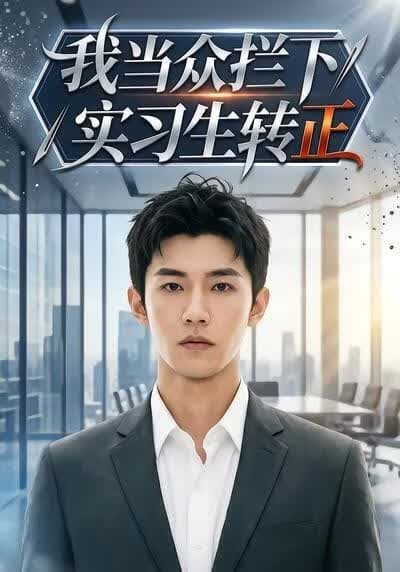 我当众拦下实习生转正海报