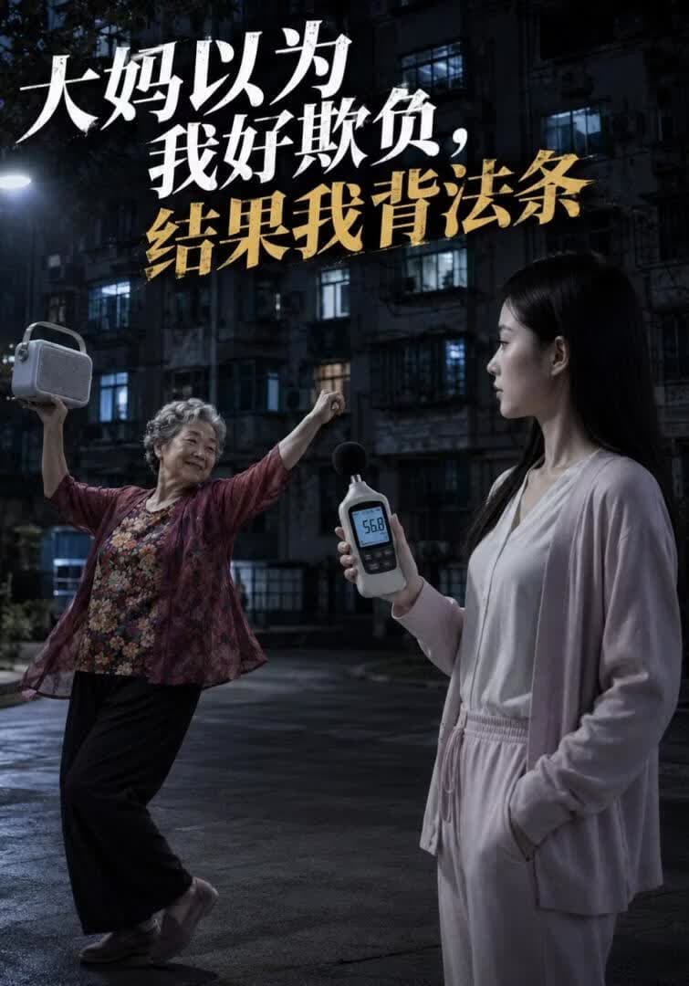 大妈以为我好欺负，结果我背法条海报